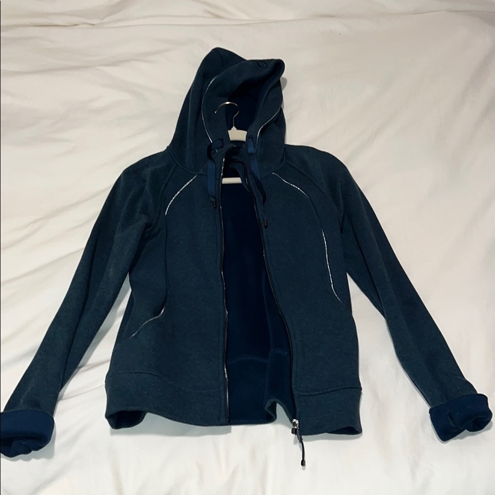 Women's Blue Hooded Jacket